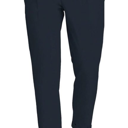 Men's Zipper Fly Button Front Pleated Work Office Business Tapered Suit Pants with Pockets