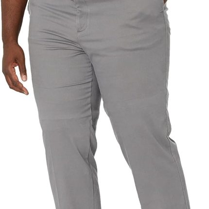 Men's Classic Fit Easy Khaki Pants (Regular and Big & Tall)